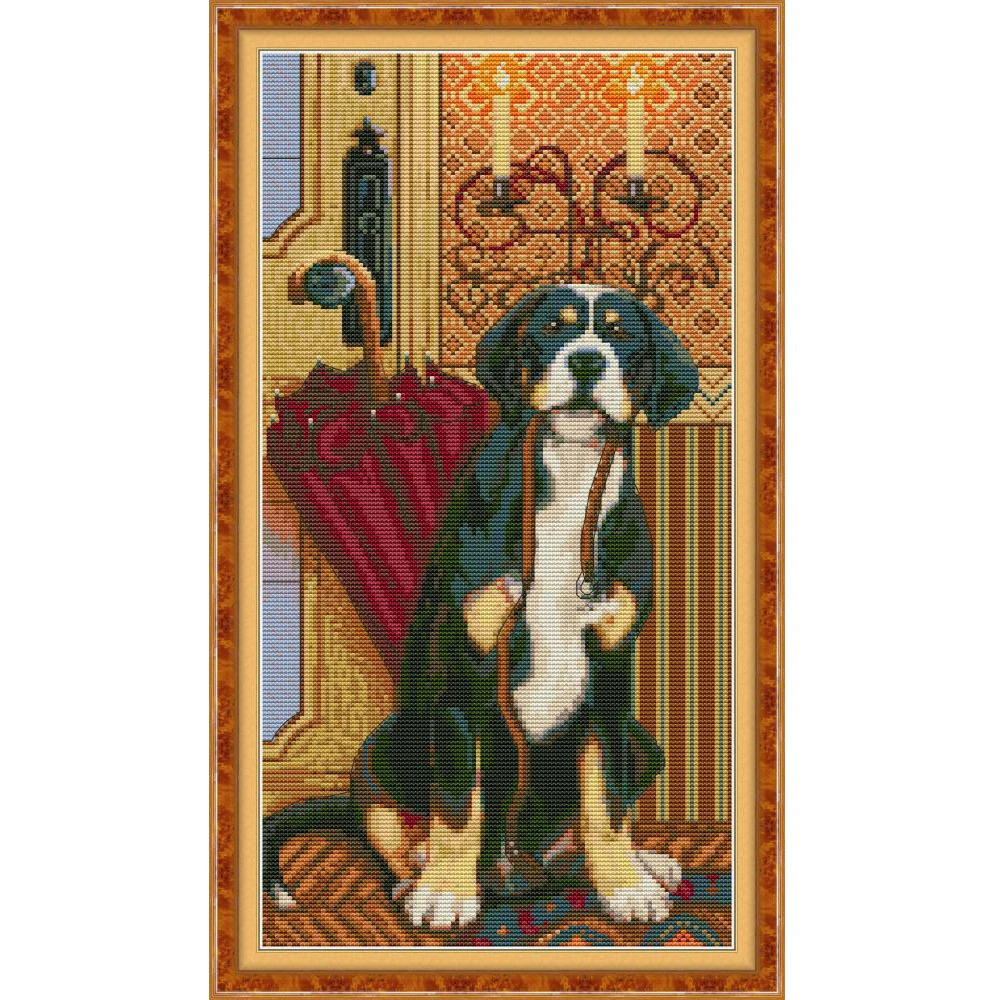 

NKF Ready To Go Out Cross Stitch Kits 11CT 14CT Chinese Embroidery Needlework Set Cross Stitch Pattern for Home Decor