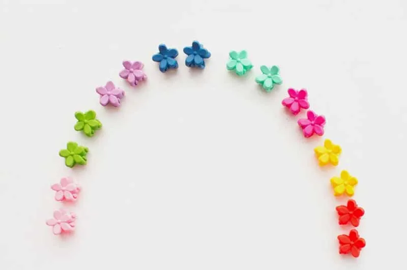 5PCS/lot Cute Flowers Hair Clips Dull Polish Hairpin for 1/6 1/3 1/4 1/8 Dolls Decor Accessories toys for girls