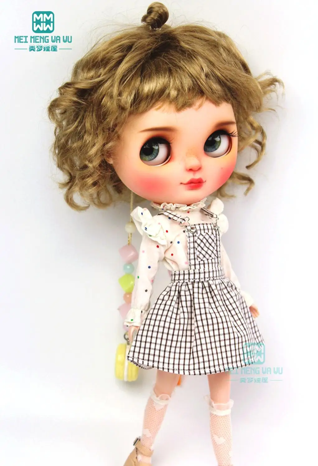 1 шт. одежда Blyth модное платье на бретельках футболка для Azone 1/6 аксессуары кукол |