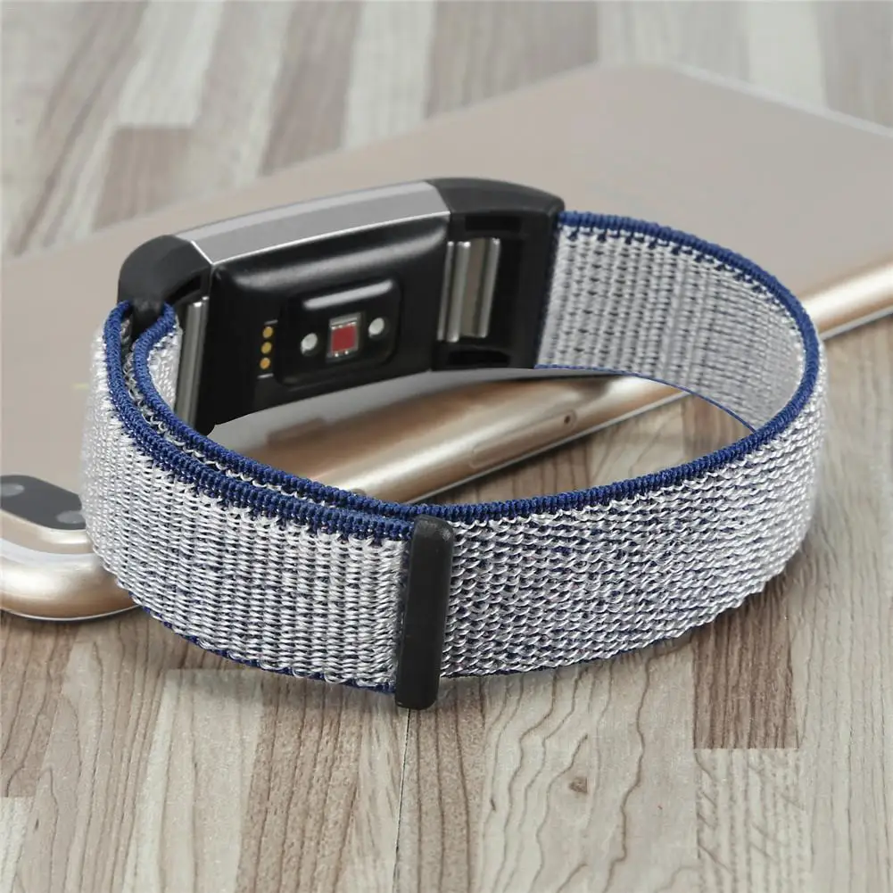 Модный нейлоновый ремешок для часов спортивный Плетеный Fitbit Charge