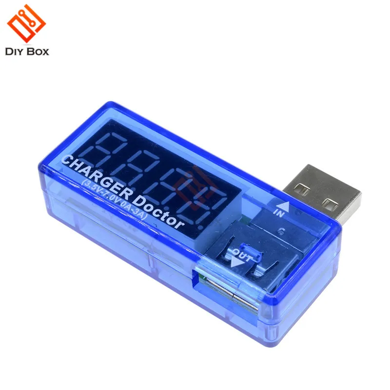 Светодиодный мини-дисплей цифровой USB Вольтметр Амперметр измеритель напряжения тока тестер Портативный USB вольт ампер зарядное устройство Доктор детектор