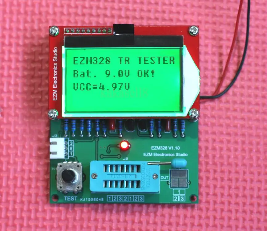 NEW Mega328 transistor tester MPN NPN MOS ESR frequency LCR Diode Capacitor meter Square wave generator|capacitor meter|generator metermeter lcr |