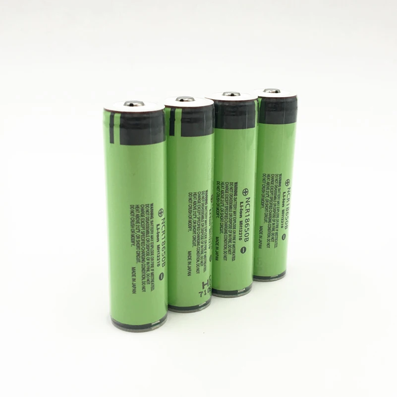 

4PCS Battery 18650 NCR18650B 3400mah 3.7v With PCB 3400mah Battery Protected li-ion Rechargeable battery for headlight use ju09