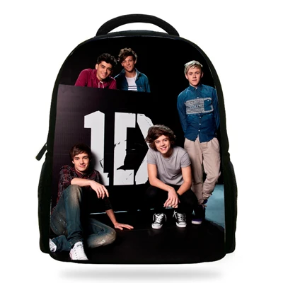 14 дюймов Мода для мальчиков рюкзак 1D One Direction сумка для мальчиков детские школьные рюкзаки для девочек Mochila детские школьные