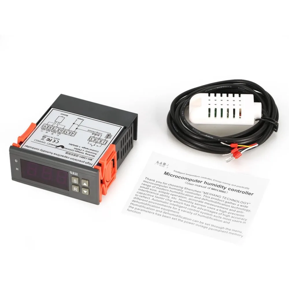 MTC1000A AC 220V цифровые светодиодные микрокомпьютерные контроллеры влажности