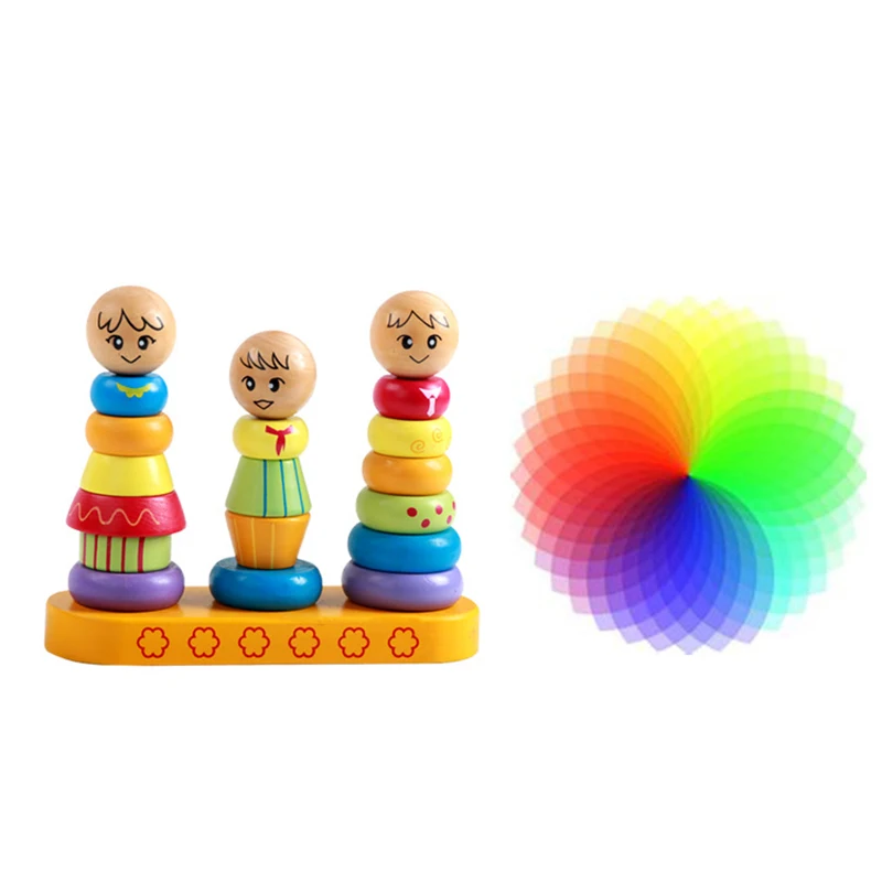 2017 Новинка Woodren дизайнерские красочные штабелеры деревянные игрушки