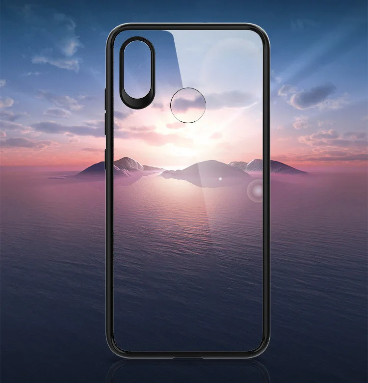 Прозрачный чехол-накладка для Xiaomi Mi 8 из поликарбоната и силикона |
