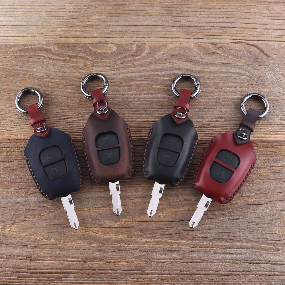 KEYYOU 2 кнопки крышка для автомобильного ключа Renault traffic Master Vivaro Movano Kangoo кожаный