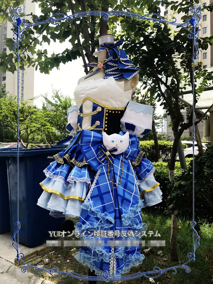 Косплей костюм с белой кошкой класс СС маг для Хэллоуина бесплатная доставка