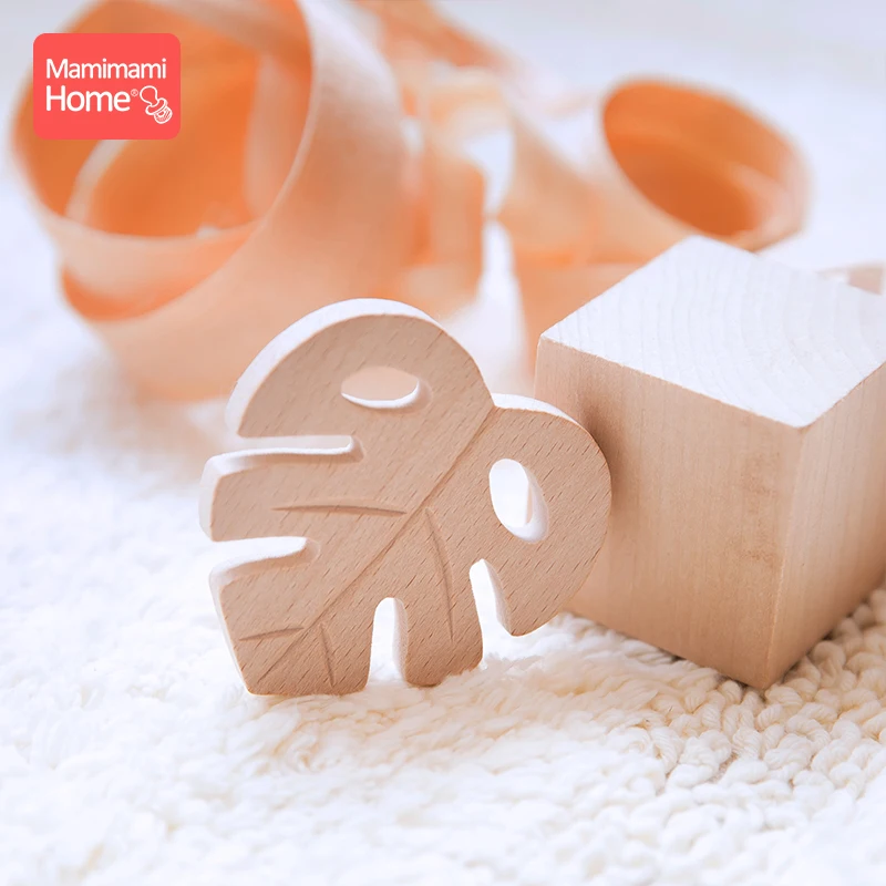 MAMIHOME новый продукт 5 шт./набор клен Форма деревянный Прорезыватель для зубов из