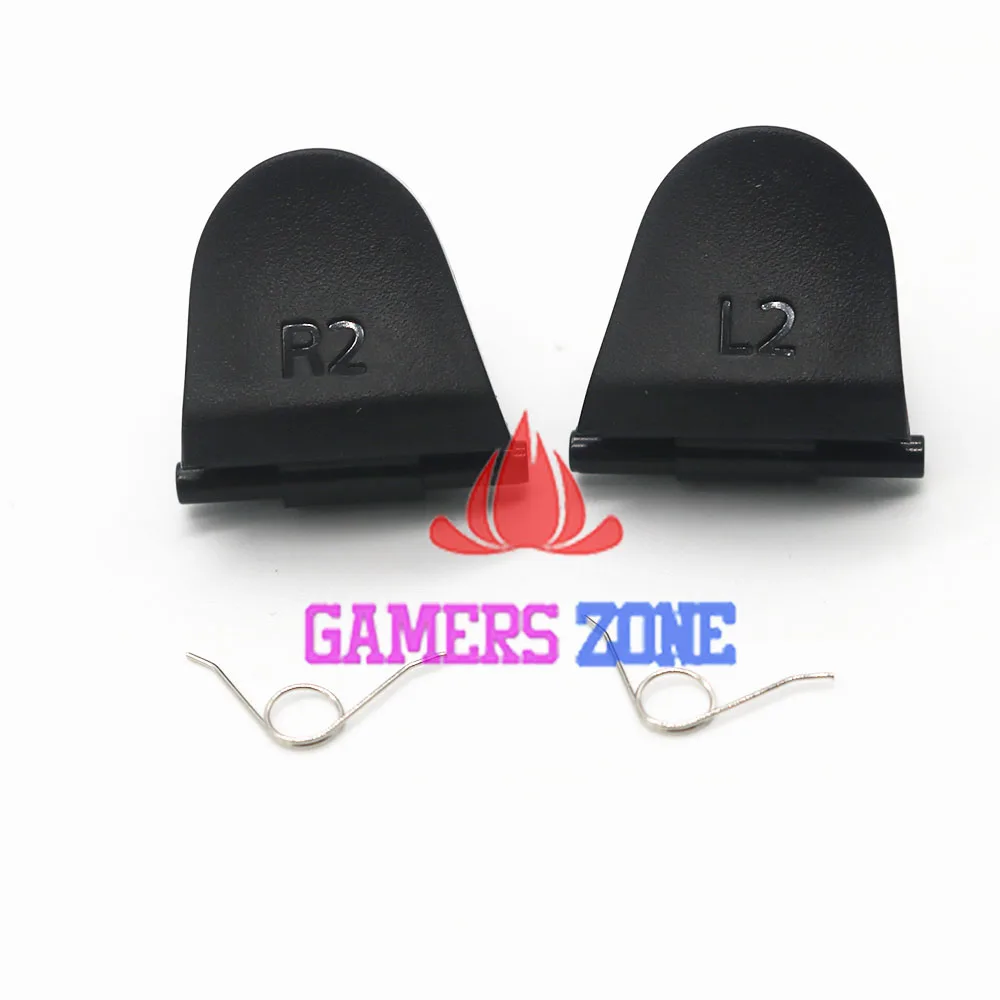 10 наборов = 40 шт. кнопки для геймпада L2 R2 + пружина контроллеров Playstation 4 PS4