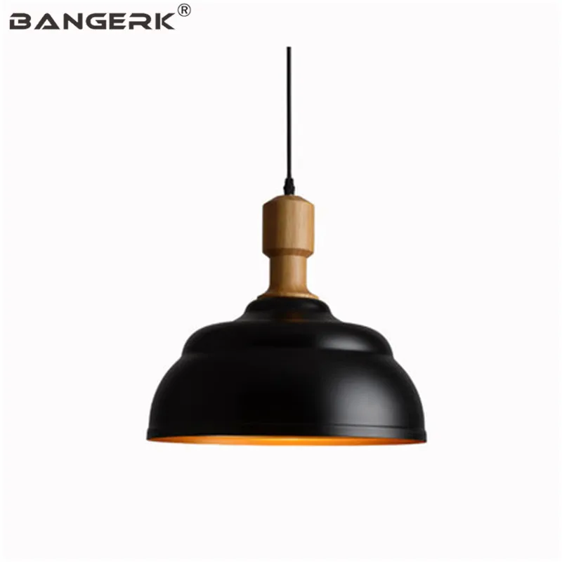 Винтажный чердак лампы LED подвесной светильник из железного дерева промышленное