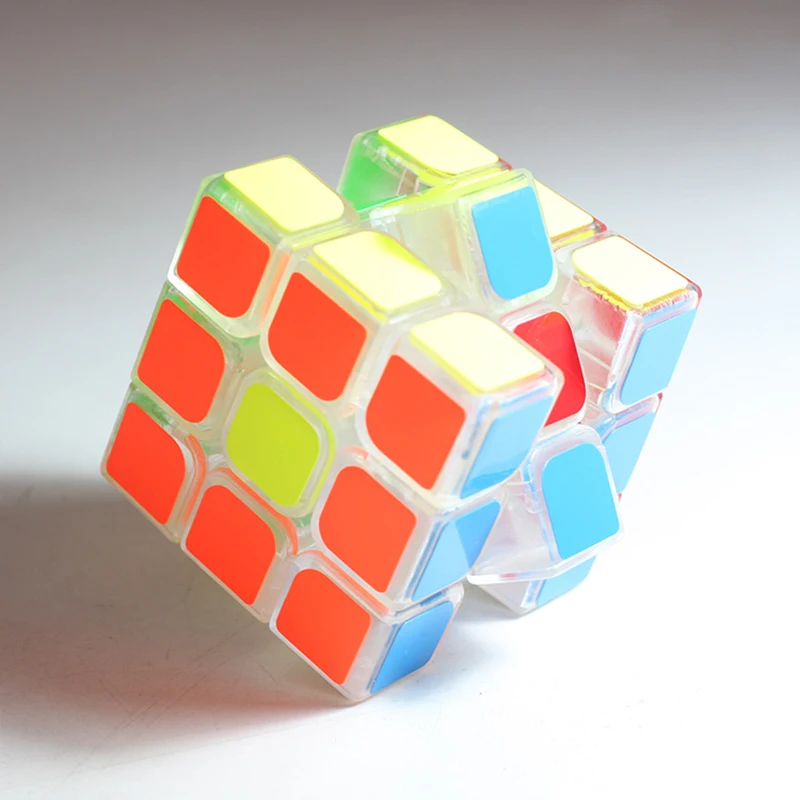 Zcube 3x3x3 прозрачные липкие профессиональные скоростные игрушки высокого качества