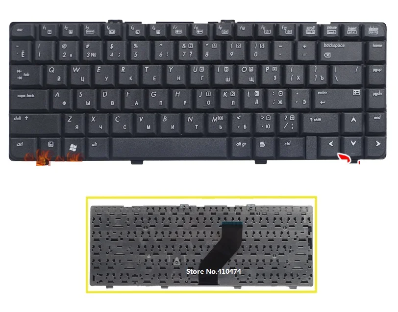 SSEA Новая русская клавиатура для HP Pavilion DV6000 DV6200 DV6300 DV6400 DV6500 DV6800 dv6900 DV6700 Русская