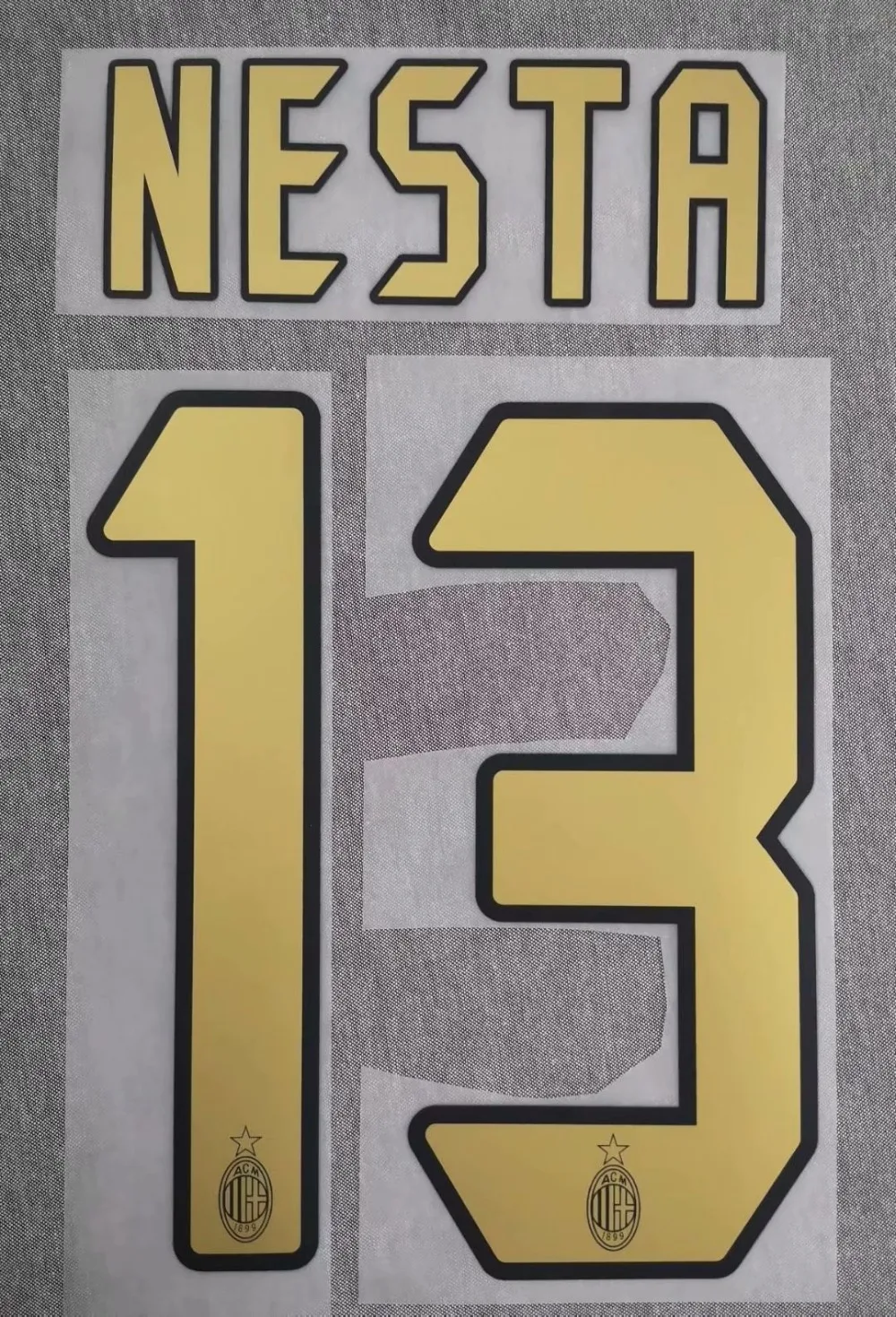 Печатный пластырь KAKA Nameset печатный в стиле ретро Ronaldinho Pirlo shavchenko Inzaghi Maldini Nesta для