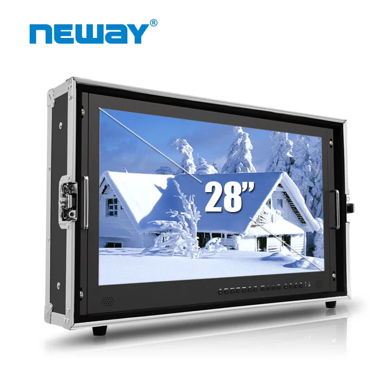 Neway CK2800S 28 дюймов 4K 3840 × 2160 ультра HD разрешение переносной радионяня SDI HDMI подсчет
