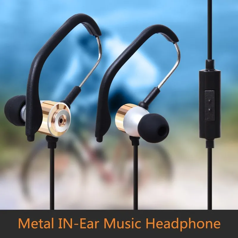 Professional In Ear Earphone Metal Heavy Bass Sound Quality Music with Microphone for iPhone /Samsumg / Xiaomi | Электроника