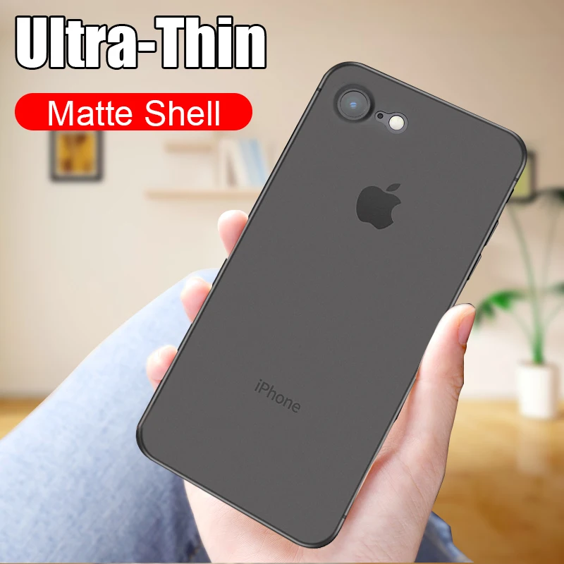 0 3 мм ультра тонкий ПП мягкий чехол для iphone X XR XS Max полный ударопрочный 6 6s 7 8 PLus