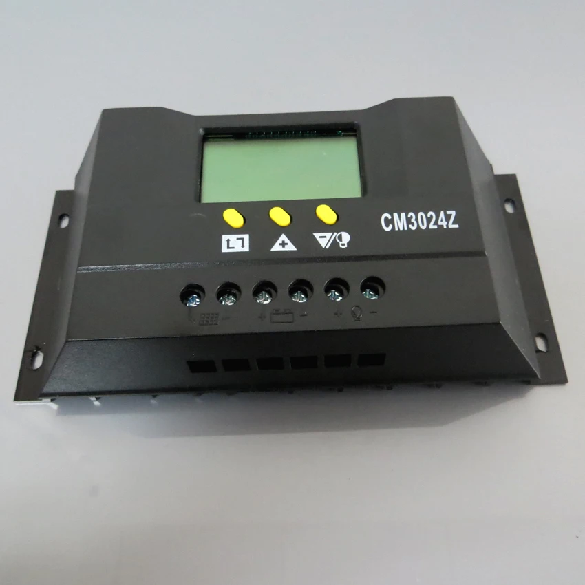PWM LCD 30A Солнечный контроллер 12 В/24 В автоматический переключатель солнечной