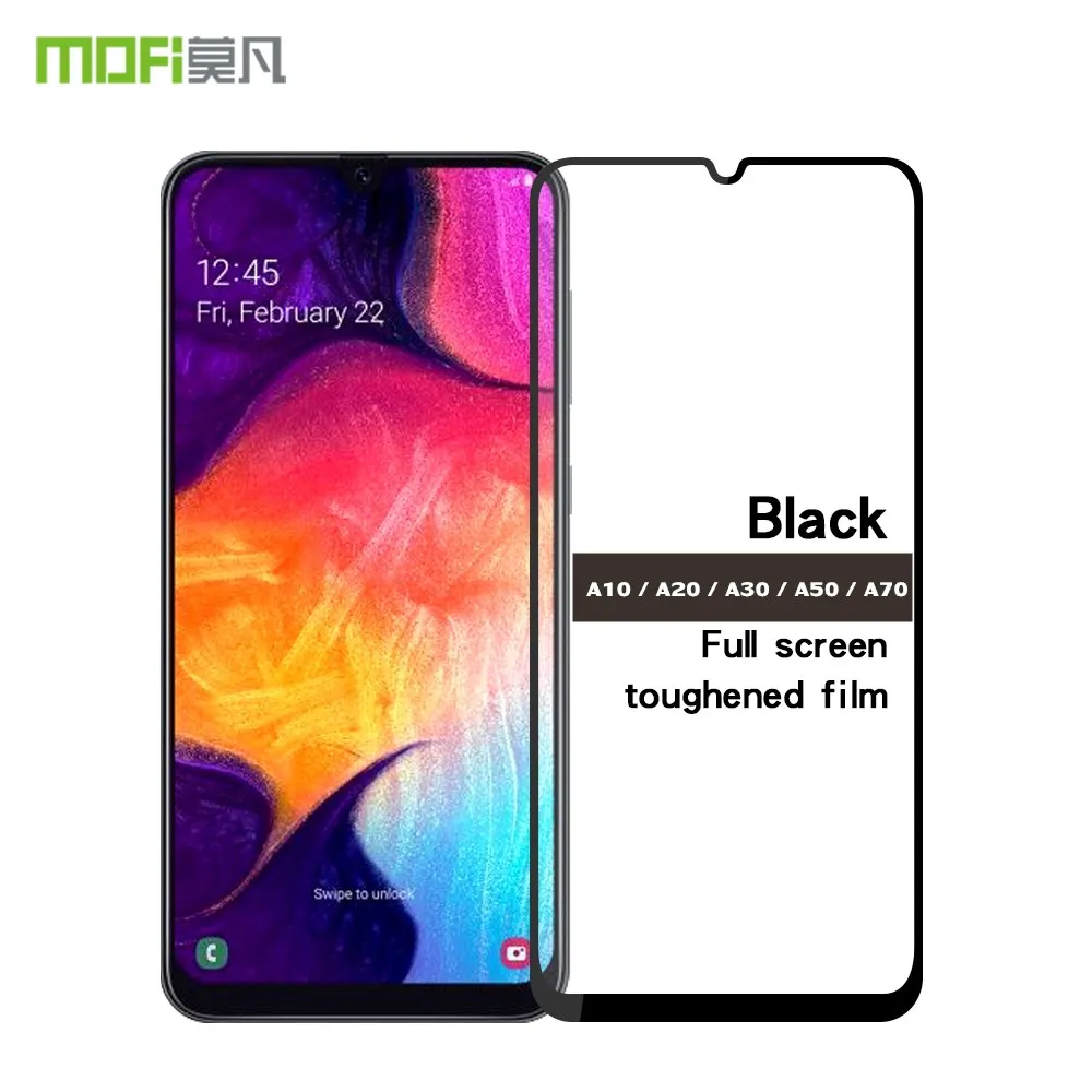 

Закаленное стекло MOFi с полным покрытием для Samsung Galaxy A10 A40, защитная пленка из закаленного стекла для Samsung A30 A30S A50 A50S A60 A70