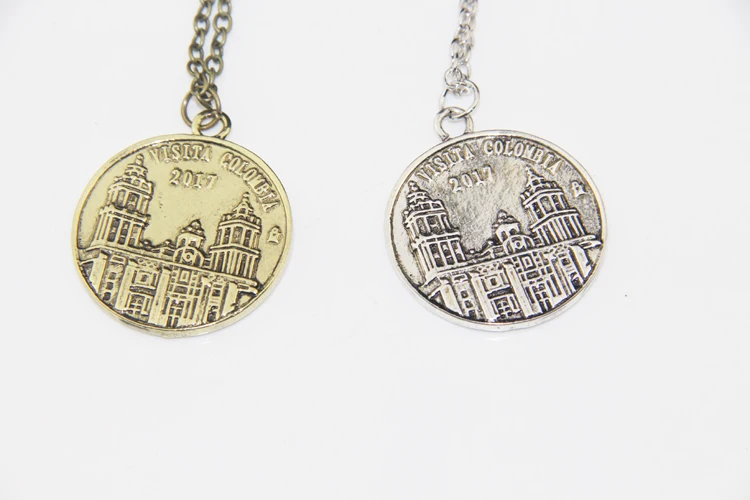 ZRM модное ювелирное изделие винтажное ожерелье с подвеской в виде папы Франсиска