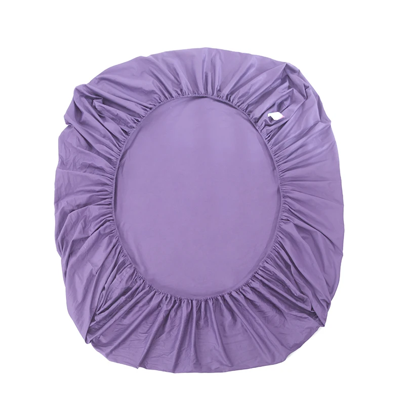 Простыня фиолетового цвета с эластичным матрасом королевского размера из