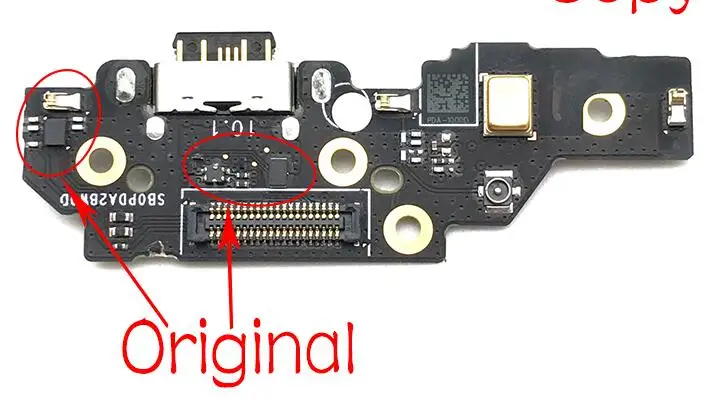 Original Для Nokia 5,1 plus, док-станция, зарядное устройство, плата для Nokia X5, USB зарядное устройство, зарядный порт, гибкий кабель, плата, запасные части - Цвет: Original