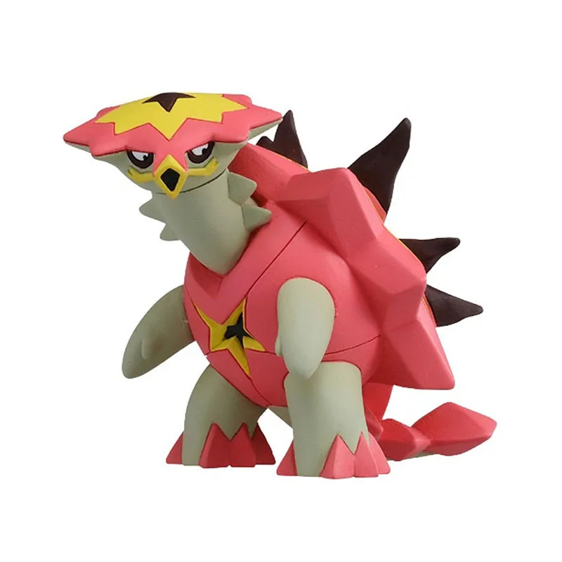 Розовый TAKARA TOMY POKEMON Groudon Kyogre Turtonator фигурка модель игрушки мультфильм Аниме фигурки подарки игрушки для детей - Цвет: Розовый