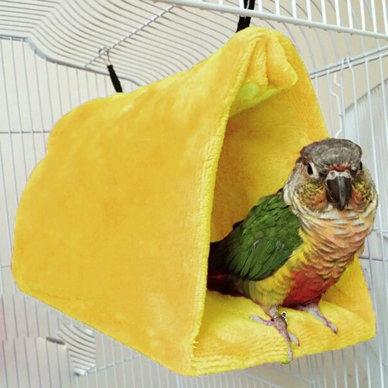 Pet Bird Parrot Parakeet Budgie Теплый Гамак клетка хижина палатка кровать висячая