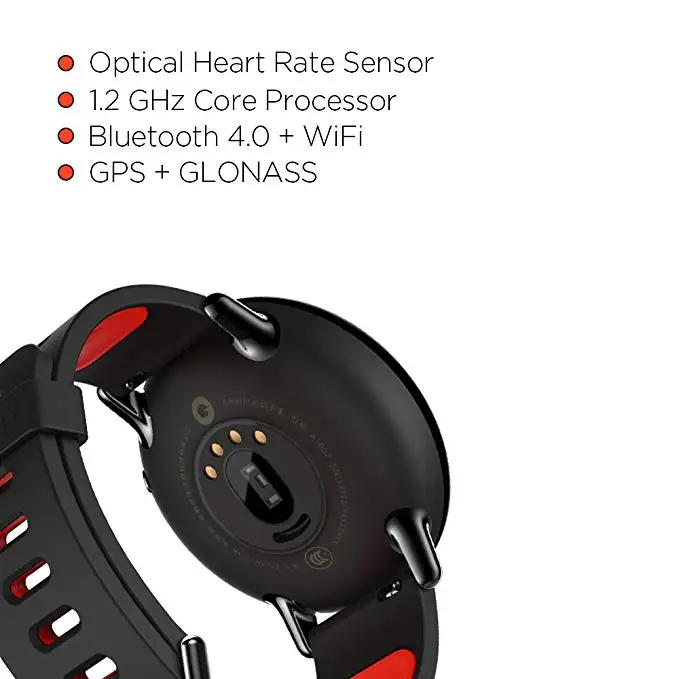 Английская версия Huami Amazfit Pace Смарт часы gps умные часы предмет одежды устройства Смарт-часы 1,2 ГГц 512 Мб/4 ГБ для Xiaomi IOS