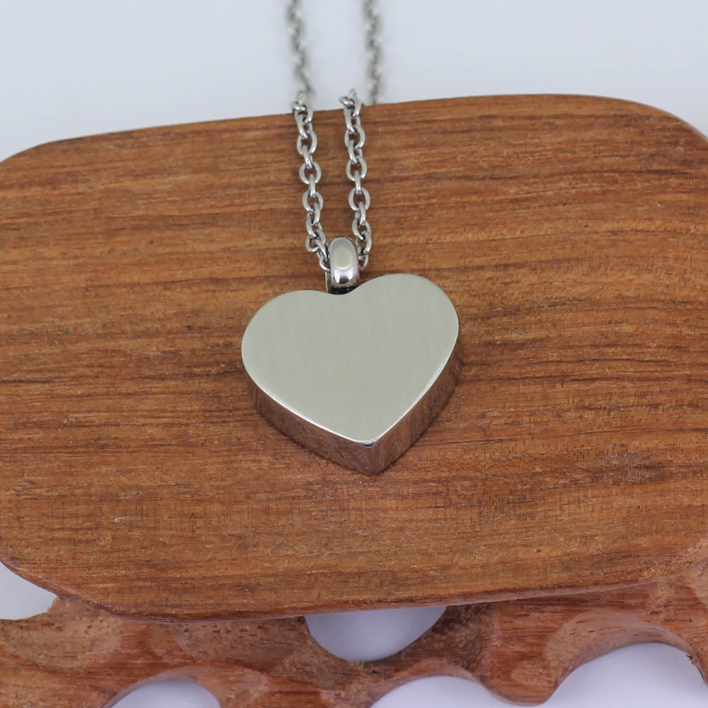 Memorial Jewelry Heart Stainless Steel Cremation Urn P879 | Украшения и аксессуары