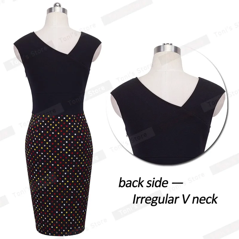 Летом молодая встроенные Dots Офисные женские туфли платье В лоскутном стиле