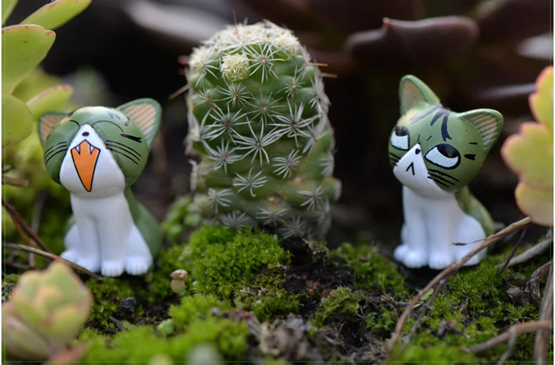 (8 шт./лот) миниатюрные игрушки с сыром котом милые модели детские 2 3 см ПВХ