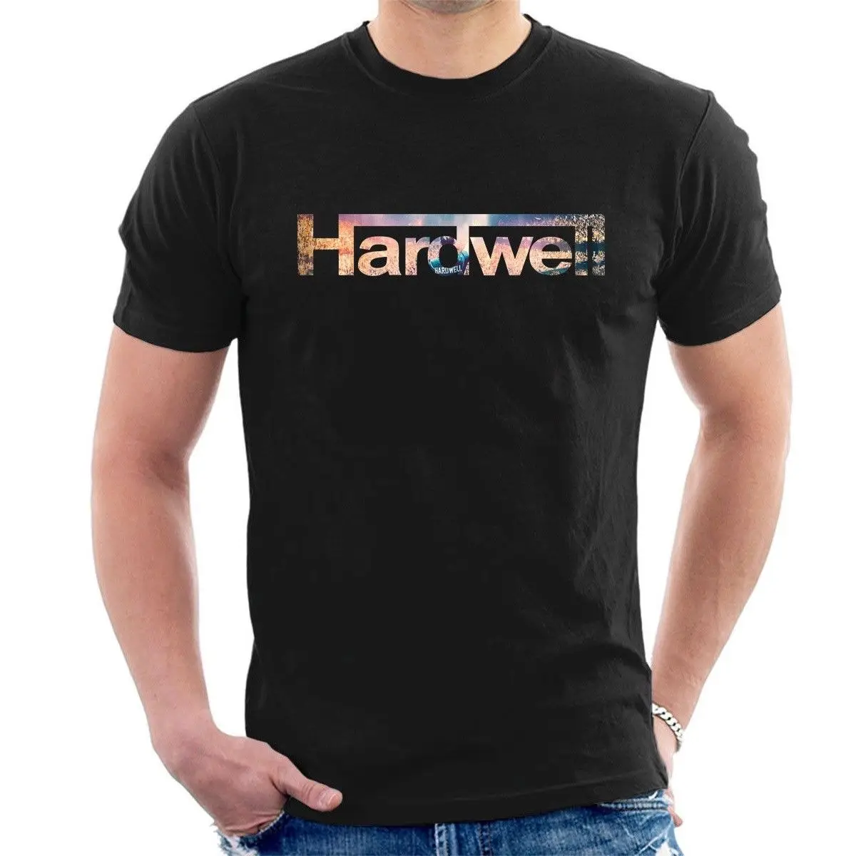 DJ HARDWELL футболки Транс любителей музыки унисекс Для женщин и детей размеры B39 Harajuku