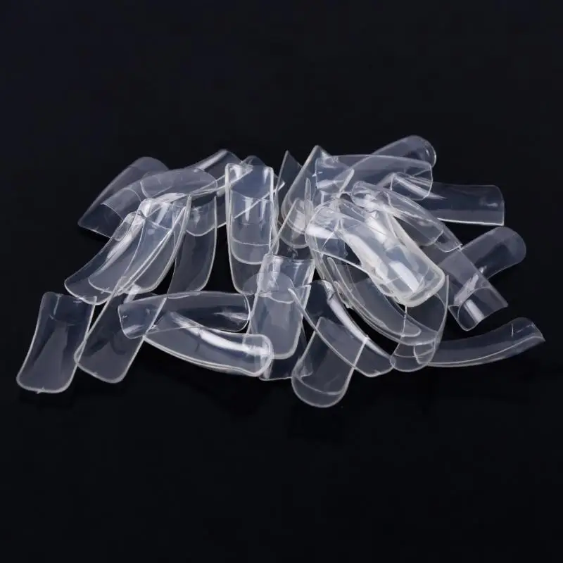 500 pcs Hot Fashion Women Lady Clear Media False Acrylic Artificial Nail Art Tips | Красота и здоровье