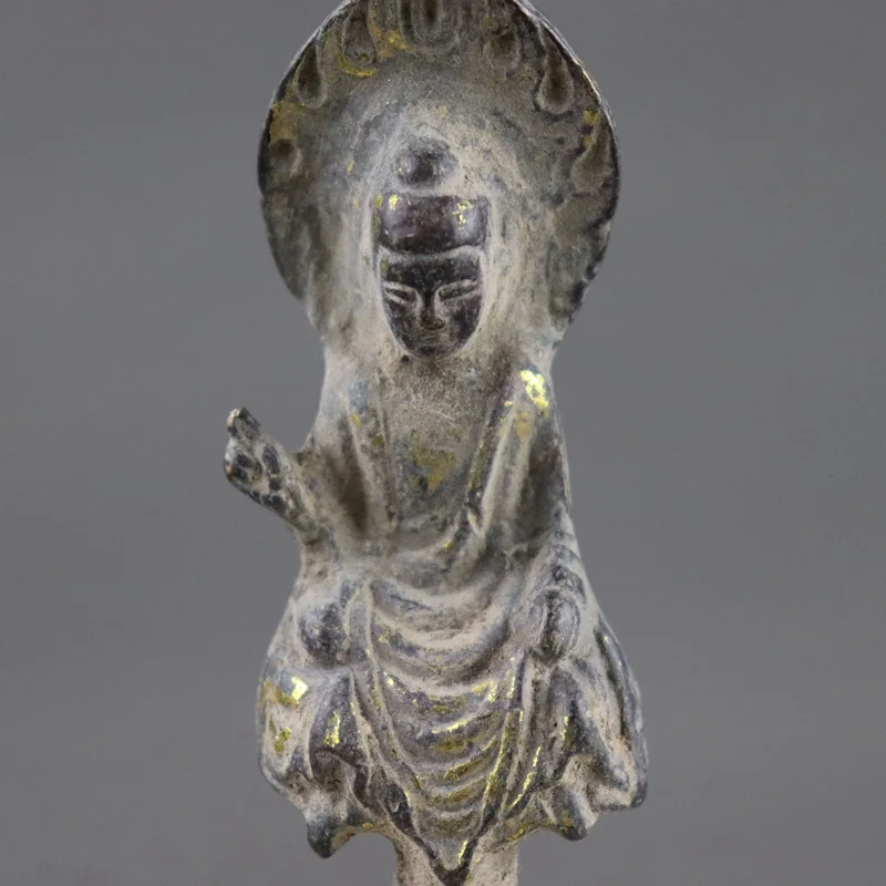 Архаизмы Бронзовый статуя Будды Юг Северной bench маленькая бронзовая | Дом и сад