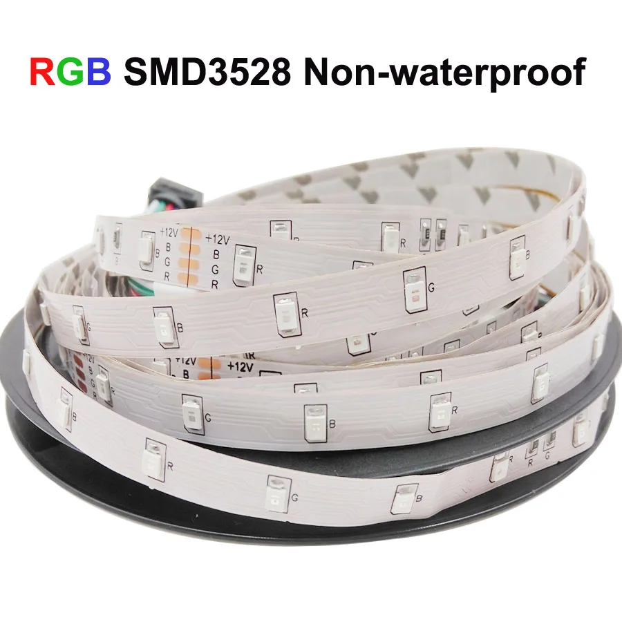 WiFi Светодиодная лента светильник SMD 5050 60 светодиодный 2835 RGB Светодиодная лента e DiodeTape DC12V гибкая светодиодная лента RGB лента диод с WiFi контроллером