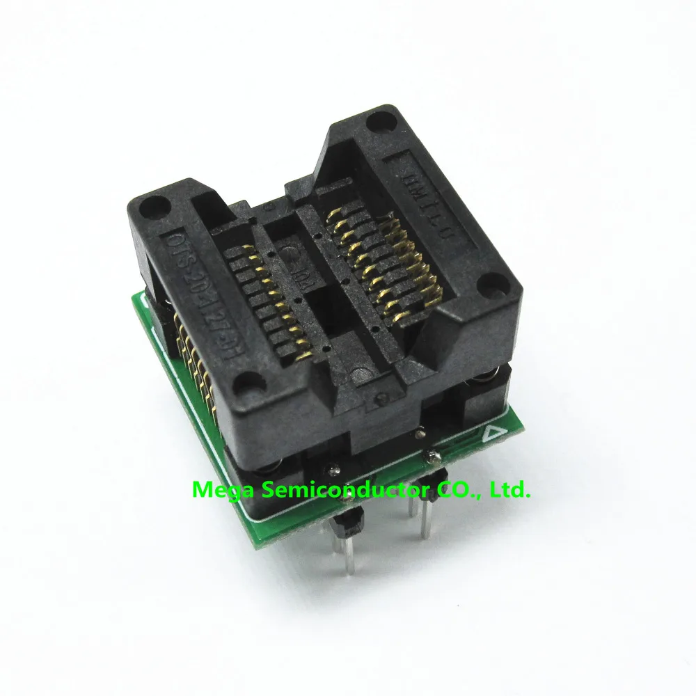 

1pcs SOP20 to DIP20 SOP20 turn DIP20 also support WideSOP8 Programmer adapter Socket for wide 200mil