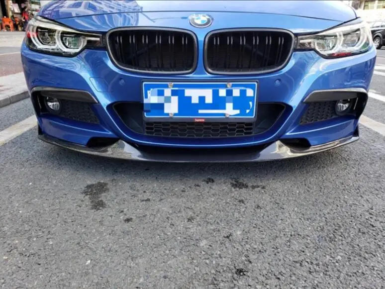 Автомобильный спойлер переднего бампера из углеродного волокна автомобильный