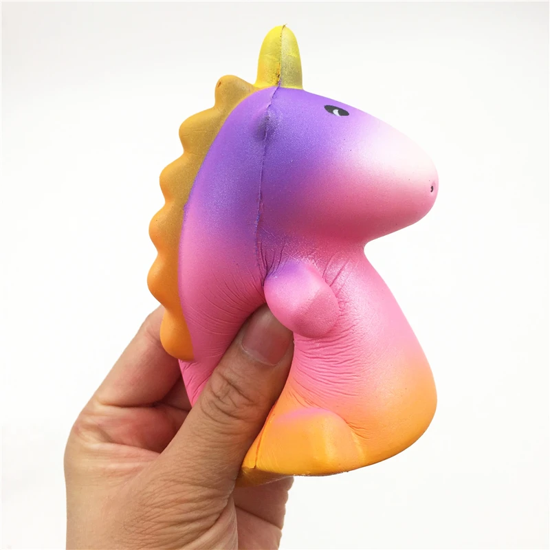 Jumbo Kawaii милый динозавр U Squishy медленно восстанавливающее форму животное телефон