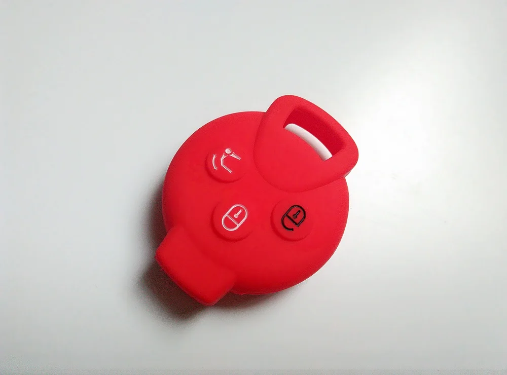 Защитный чехол для автомобильного ключа из силикагеля Mercedes Benz Smart|smart car key holder|key