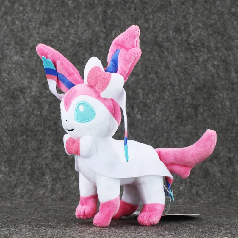 Горячая аниме " 23 см Eevee Sylveon плюшевые мягкие игрушки чучела прекрасный подарок, кукла Дети Brinquedos