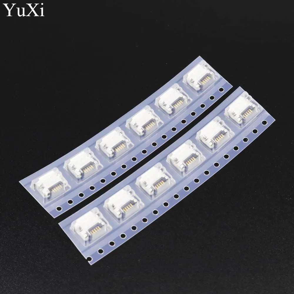 10pcs G21 Micro USB 5pin DIP Female Connector For Mobile Phone Mini Charging Socket Curly Mouth High Quality Sell At A Loss |