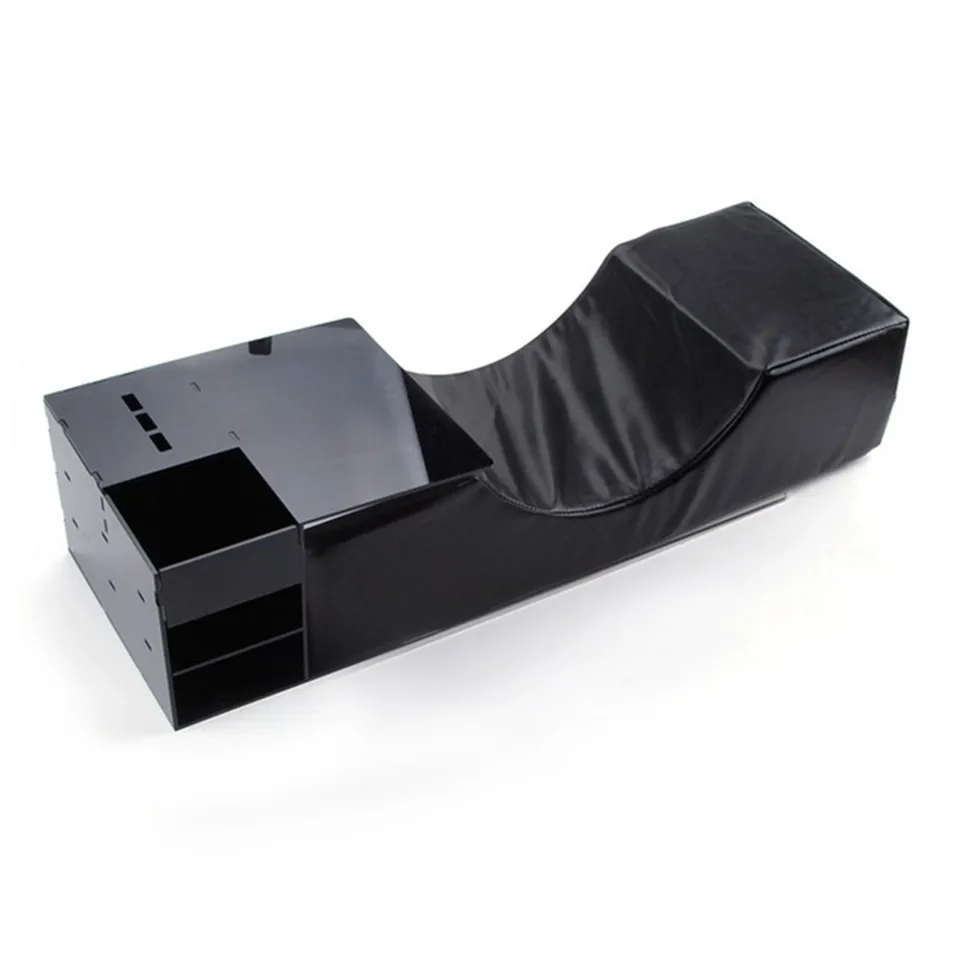PU and Black Shelf NEWCOME подушка для наращивания ресниц искусственная и фланелевая с эффектом памяти салонная подушка для ресниц мягкий материал белая и черная полка инструменты для макияжа - Цвет: PU and Black Shelf