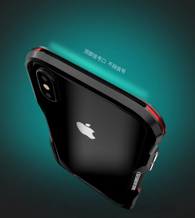 Для iphone 11 Pro MAX 7 8 Plus X XR XS чехол роскошный чехол Бампер Тонкий Жесткий 3D 360 Защитный корпус металлический бампер алюминиевая рамка
