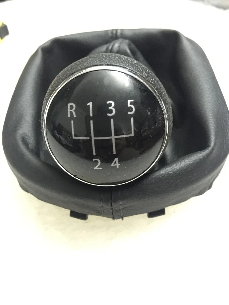 Жир 5 Скорость Шестерни рукоятка рычага переключения передач кожаные ботинки со