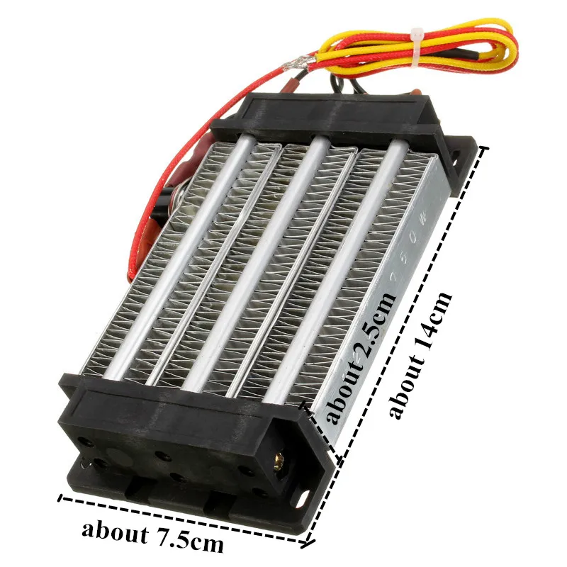 Электрические обогреватели 750 Вт изолированный PTC керамический нагревательный