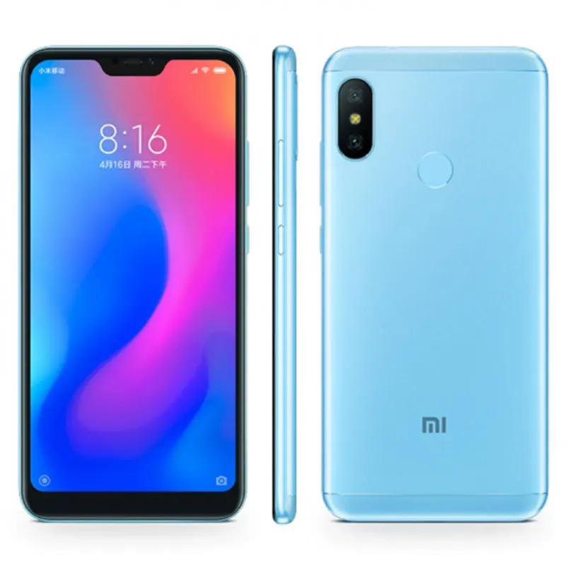 Xiaomi Redmi 6 Pro 3 ГБ ОЗУ 32 Гб ПЗУ мобильный телефон 5 84 &quot19:9 полный экран Двойная камера