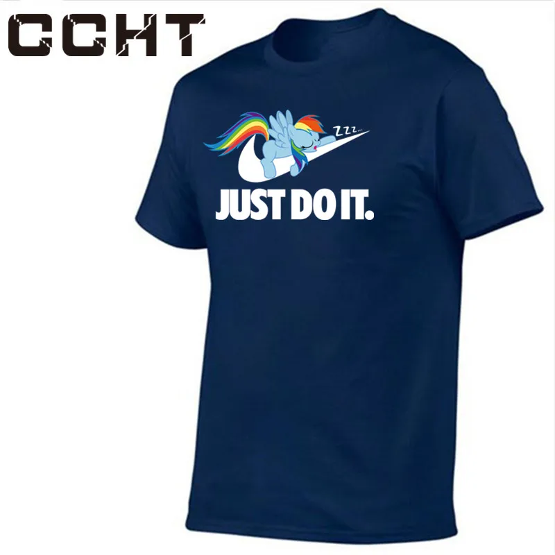 Pokemon футболка реальности игры Snorlax Just Do it позже забавная мужская одежда camisetas hombre с