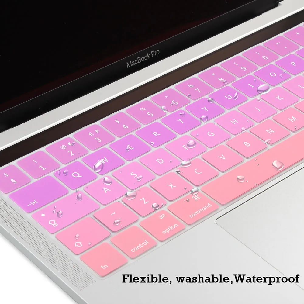 Ультратонкий защитный чехол на клавиатуру для MacBook Pro с сенсорной панелью 13